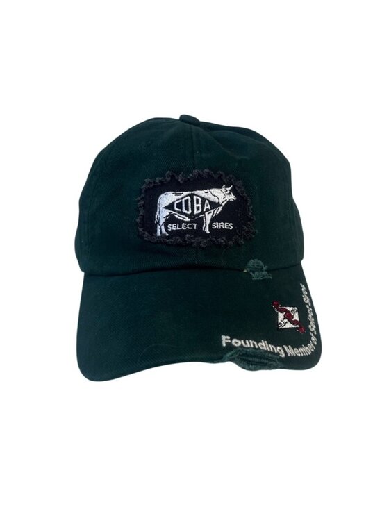Coba Select Other - Coba Select Sires Embroidered Baseball Cap OS Green Adjustable Cow Farm